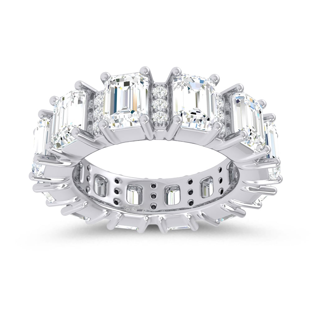 14K 5.00CT Certified Lab Grown Band