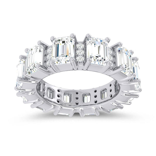14K 5.00CT Certified Lab Grown Band