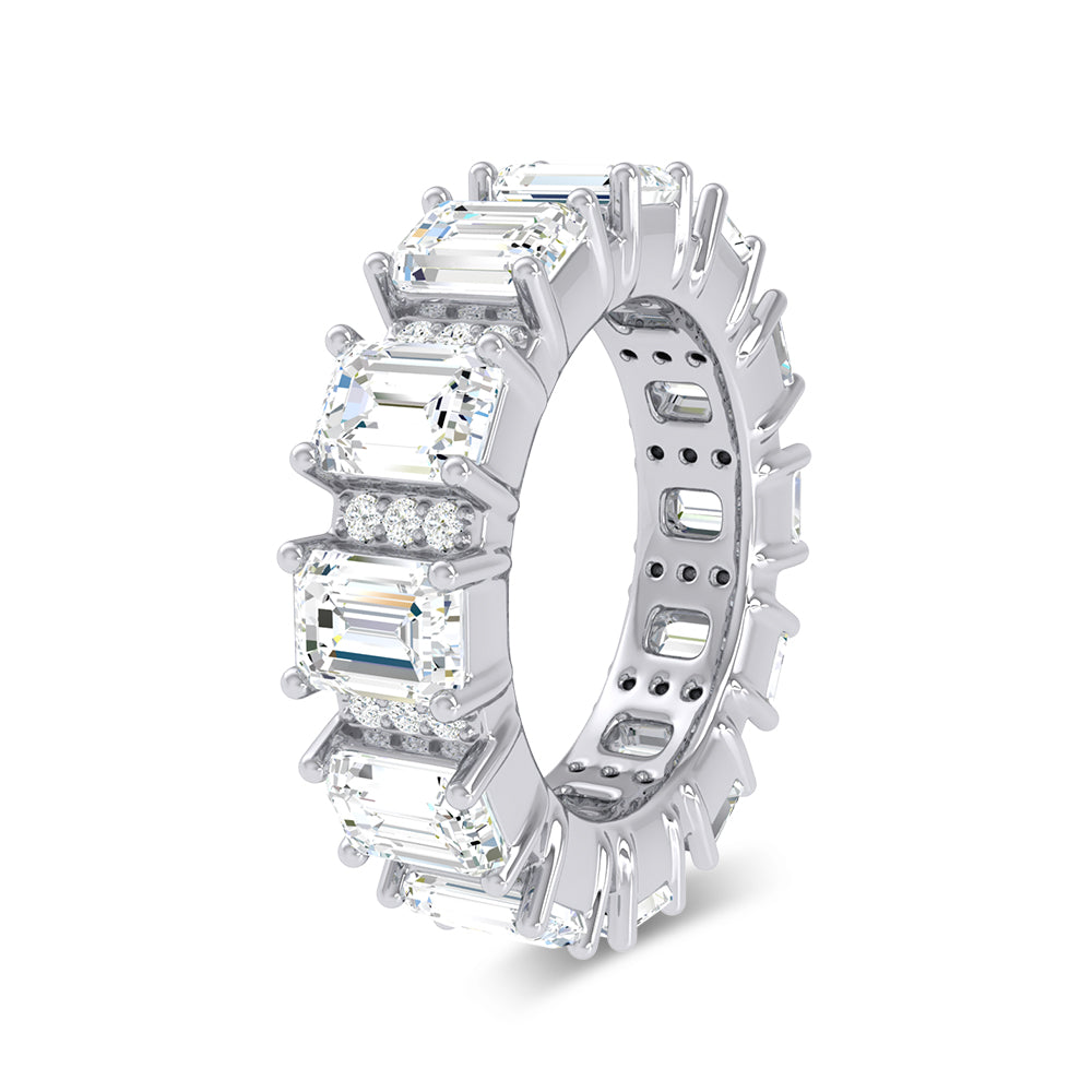 14K 5.00CT Certified Lab Grown Band