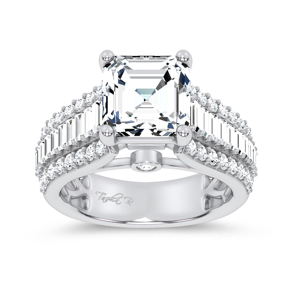 14K 4.00CT Certified Lab Grown Engagement Ring