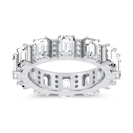 14K 3.17CT Certified Lab Grown Band