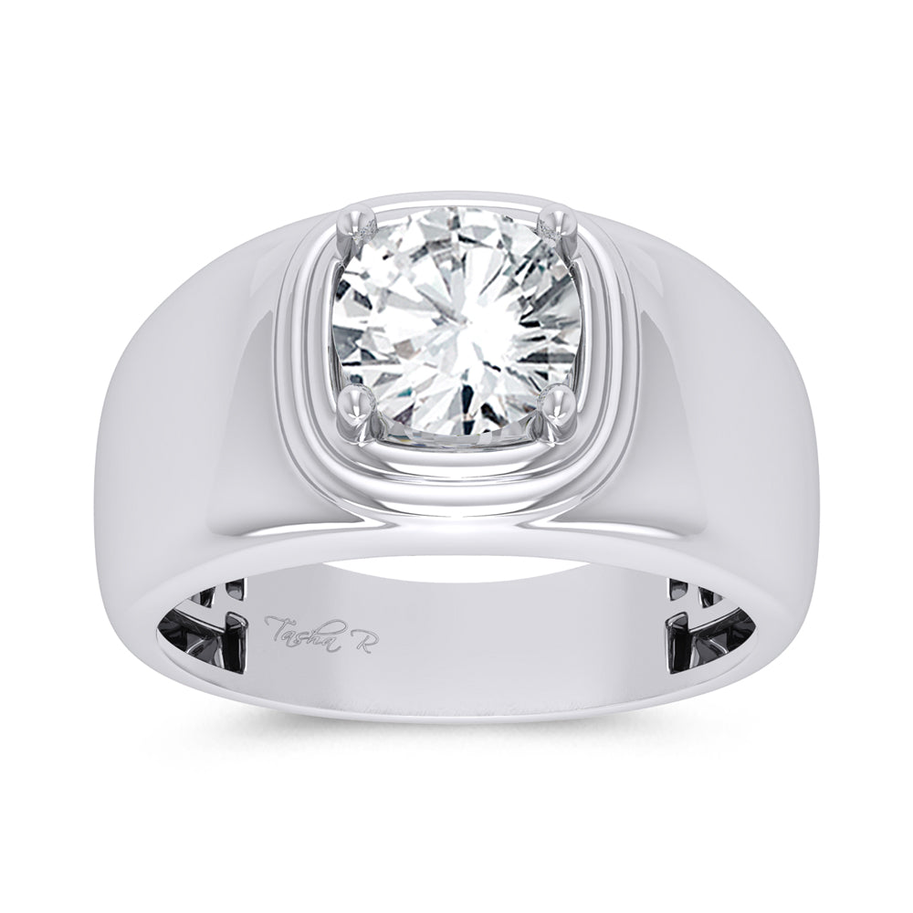 14K 2.00CT Certified Lab Grown Mens Ring