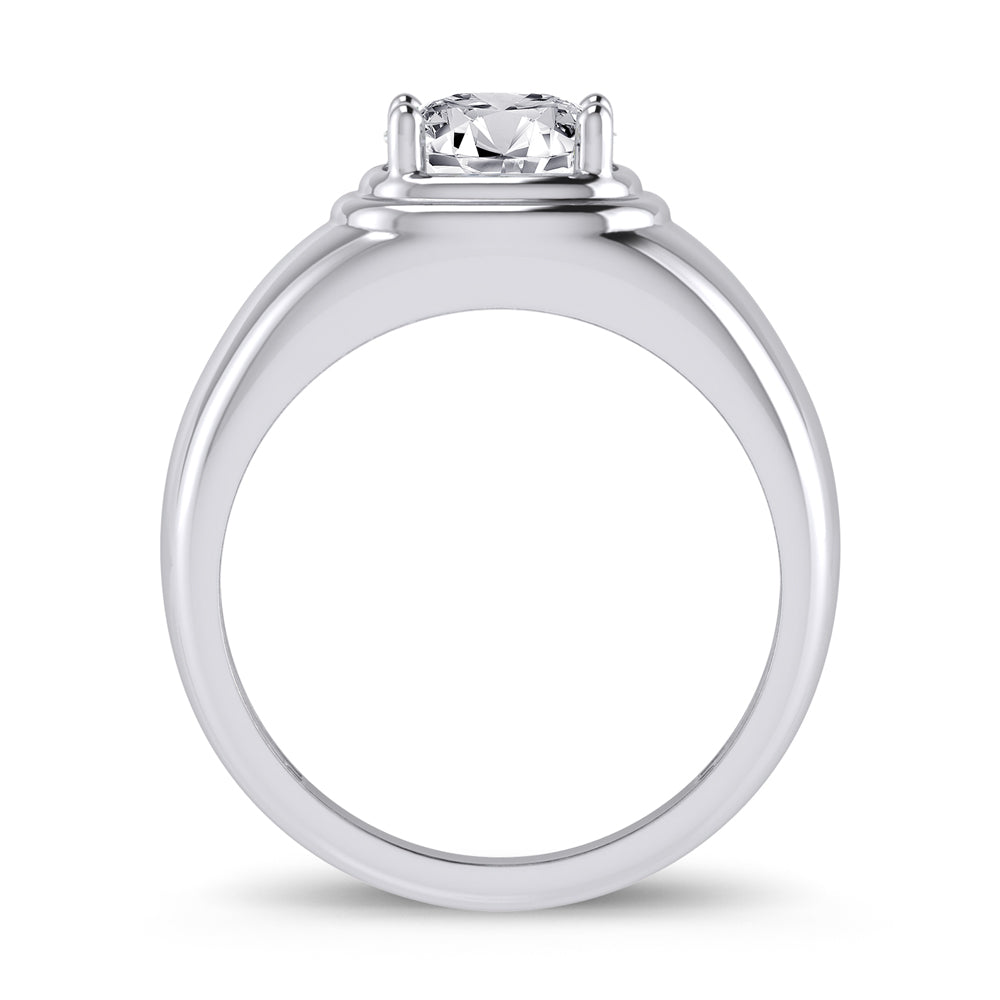 14K 2.00CT Certified Lab Grown Mens Ring