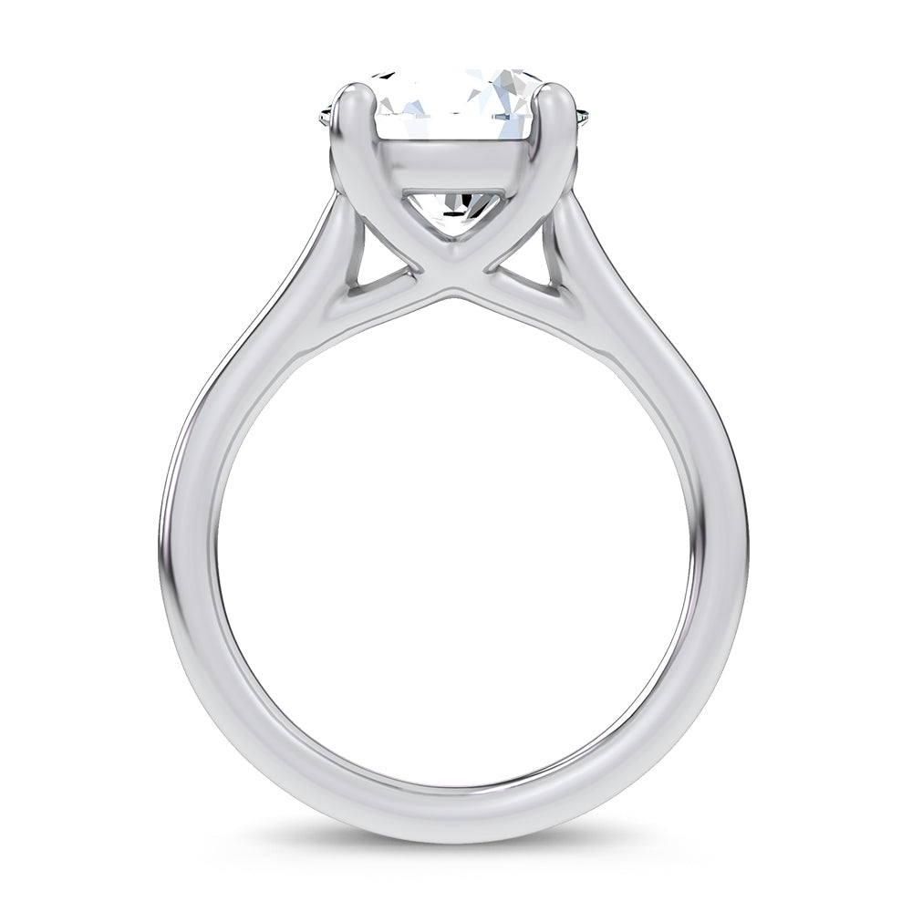 14K 4.00CT Certified Lab Grown Solitaire Ring