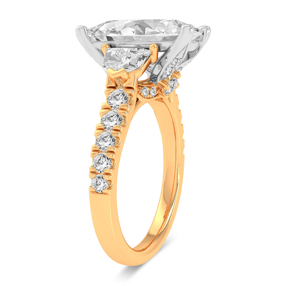 14K 4.90CT Certified Lab Grown Diamond Ring