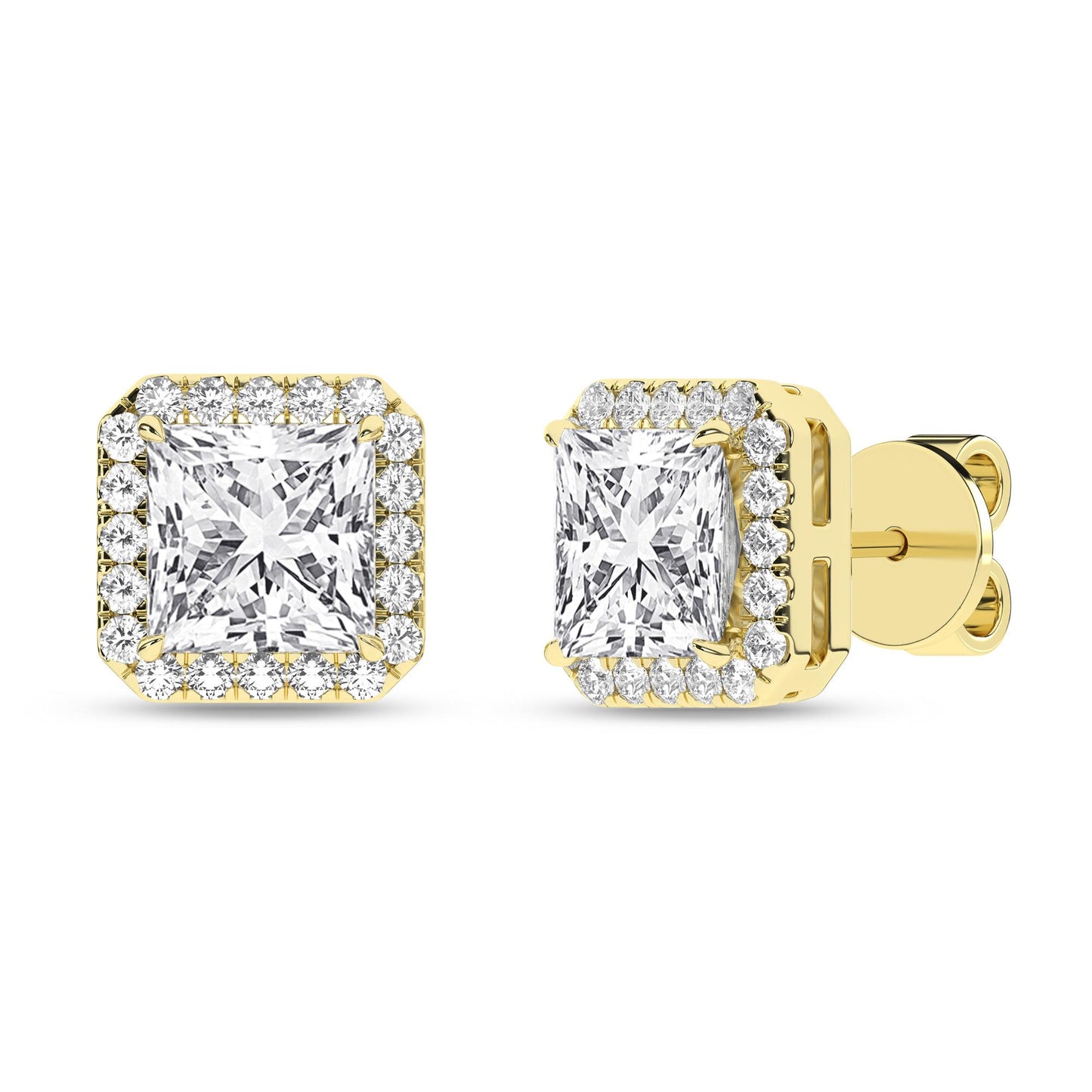 14K 2.25CT Certified Lab Grown Diamond Earrings
