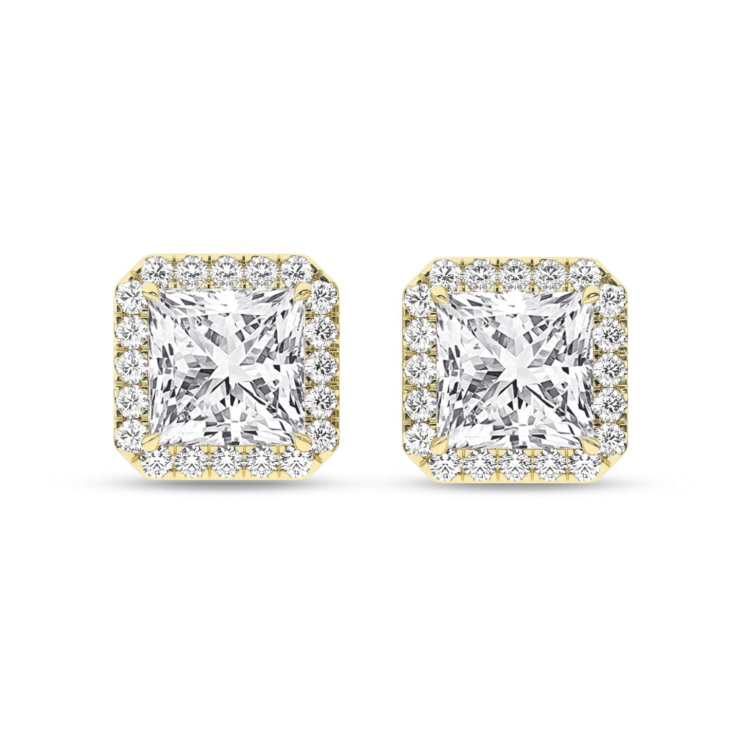 14K 2.25CT Certified Lab Grown Diamond Earrings
