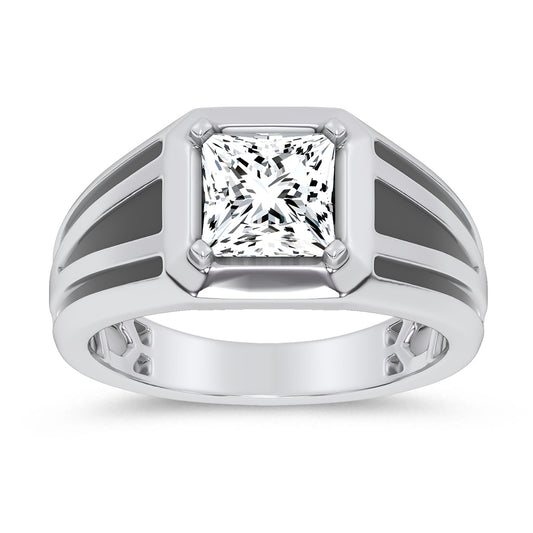 14K 2.00CT Certified Lab Grown Mens Ring