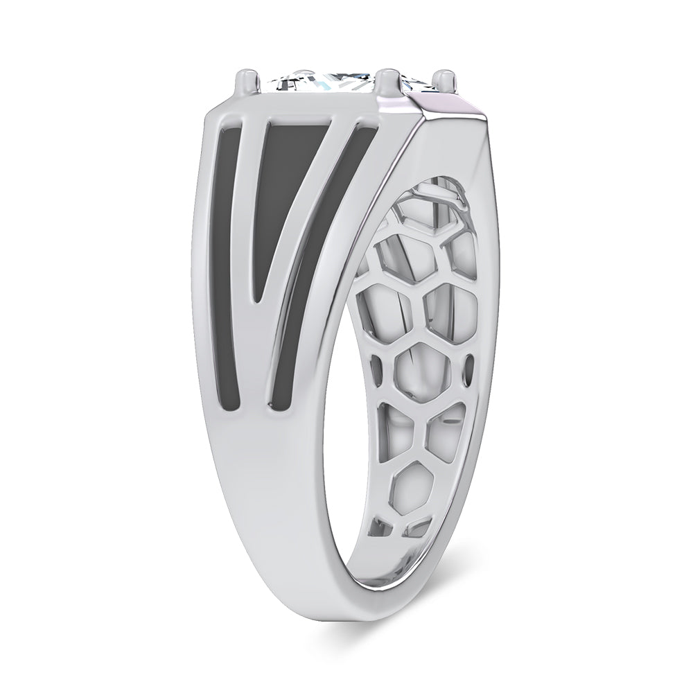 14K 2.00CT Certified Lab Grown Mens Ring