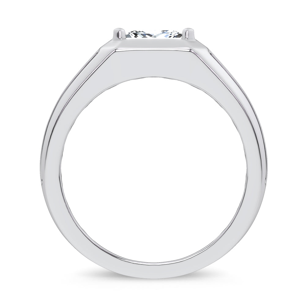 14K 2.00CT Certified Lab Grown Mens Ring