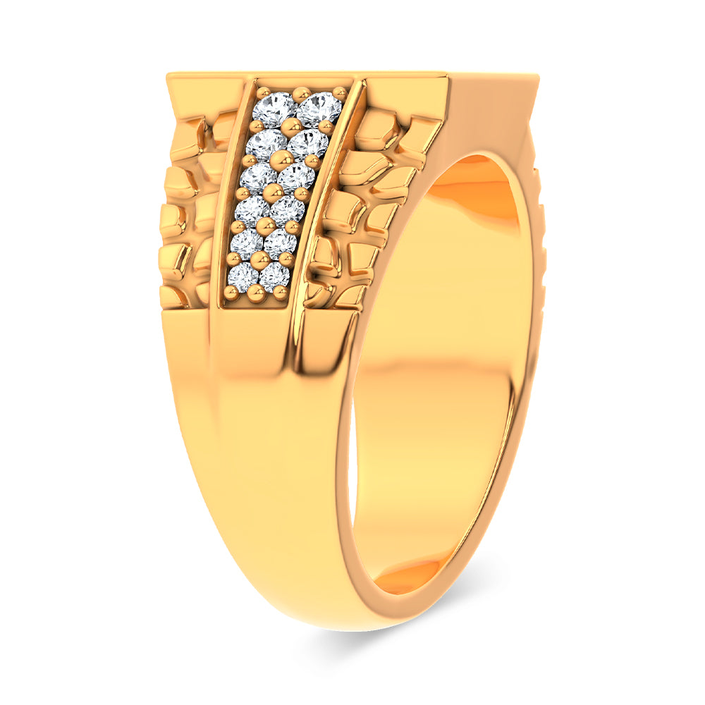 14K 1.50CT Lab Grown Diamond Mens Ring