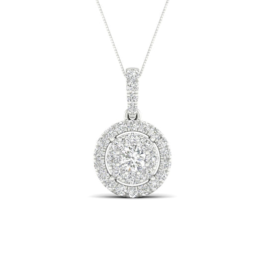 14K 0.50CT Lab Diamond Pendant
