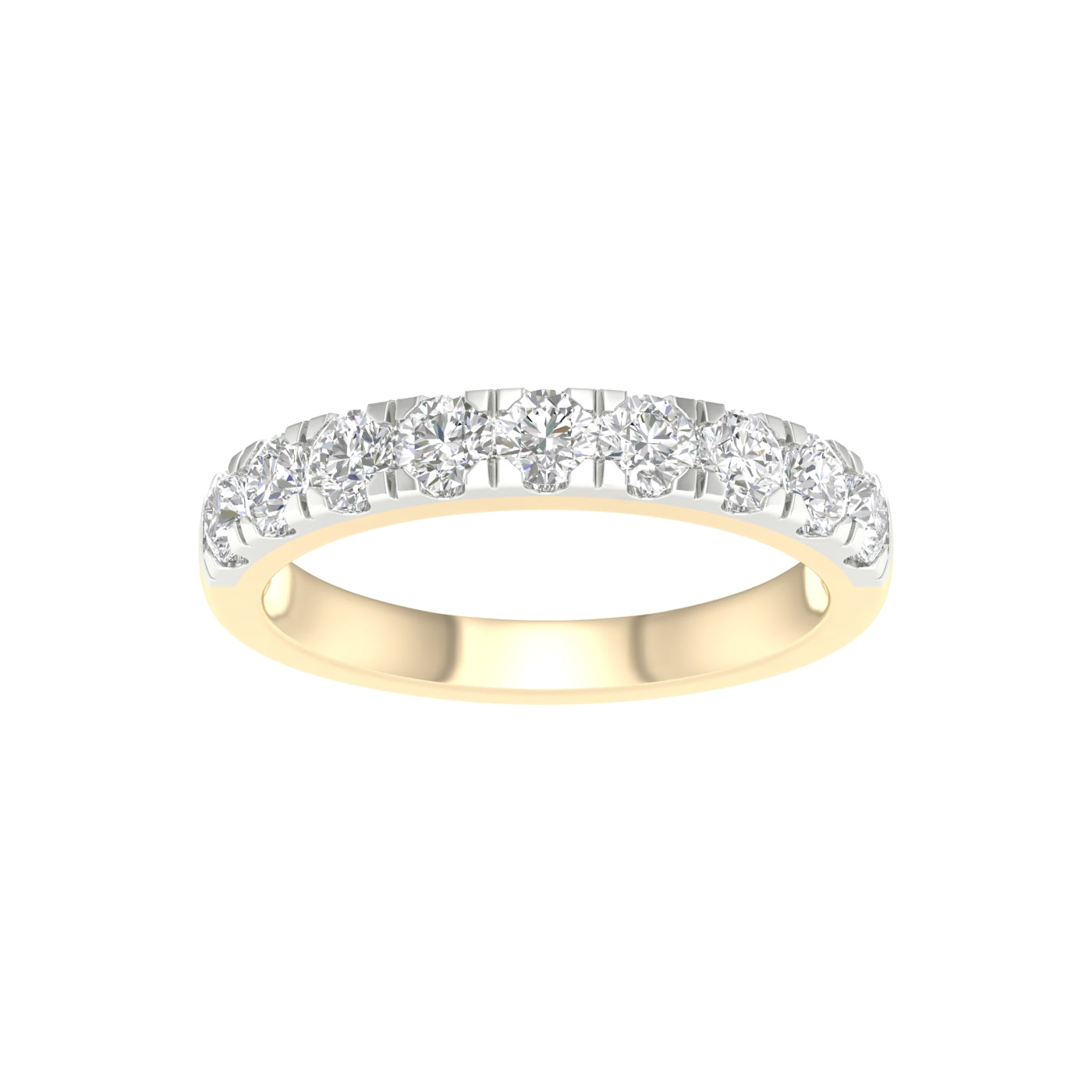 14K 1.00CT Certified Lab Grown Diamond Band