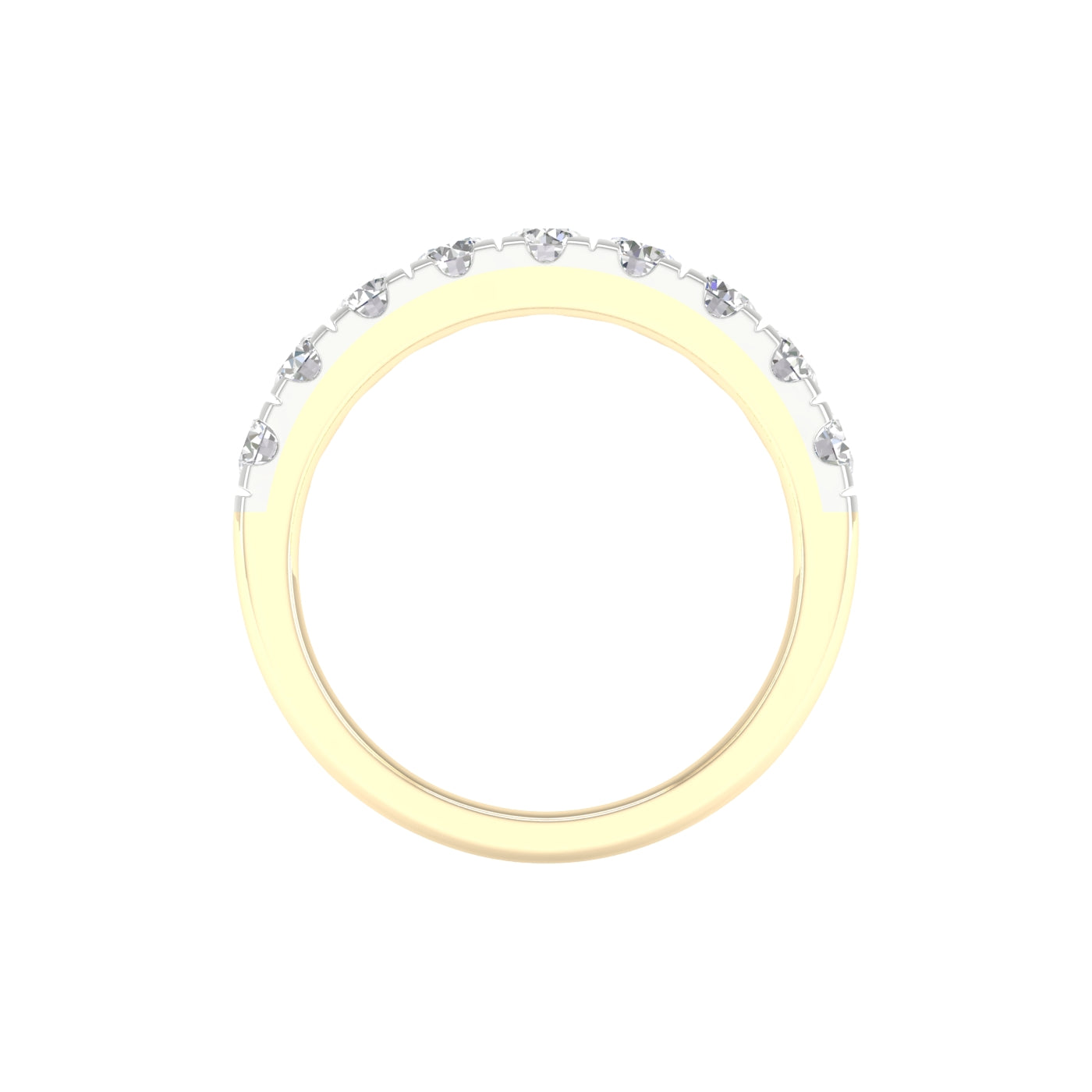 14K 1.00CT Certified Lab Grown Diamond Band