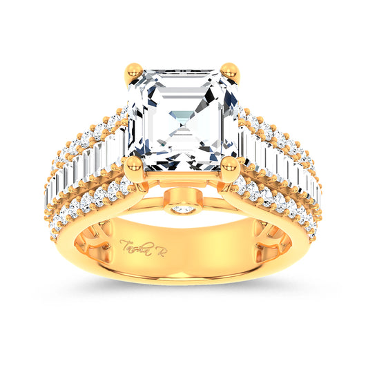 14K 4.00CT Certified Lab Grown Engagement Ring