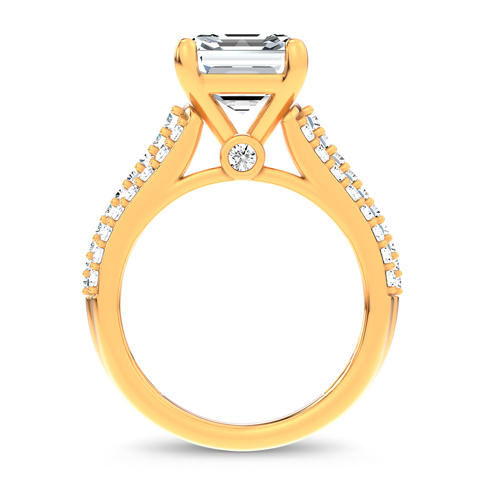 14K 4.00CT Certified Lab Grown Engagement Ring