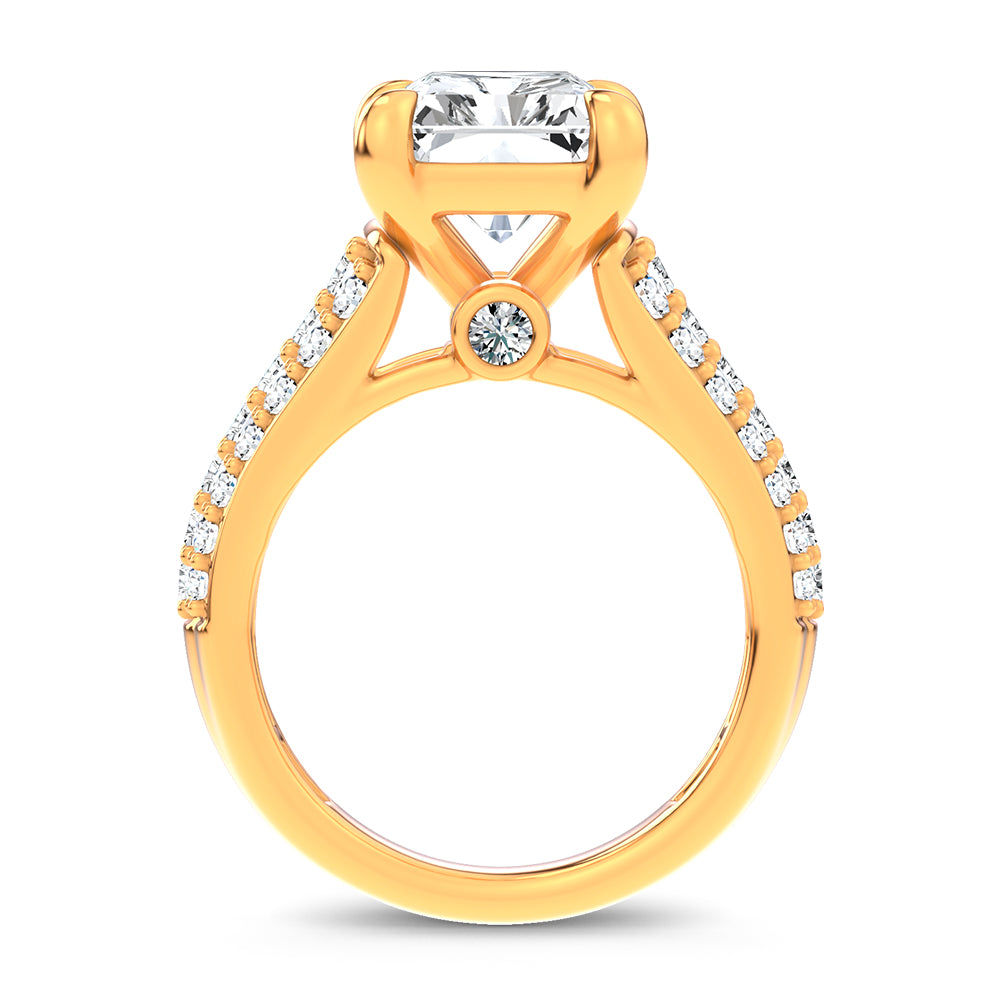 14K 6.50CT Certified Lab Grown Engagement Ring