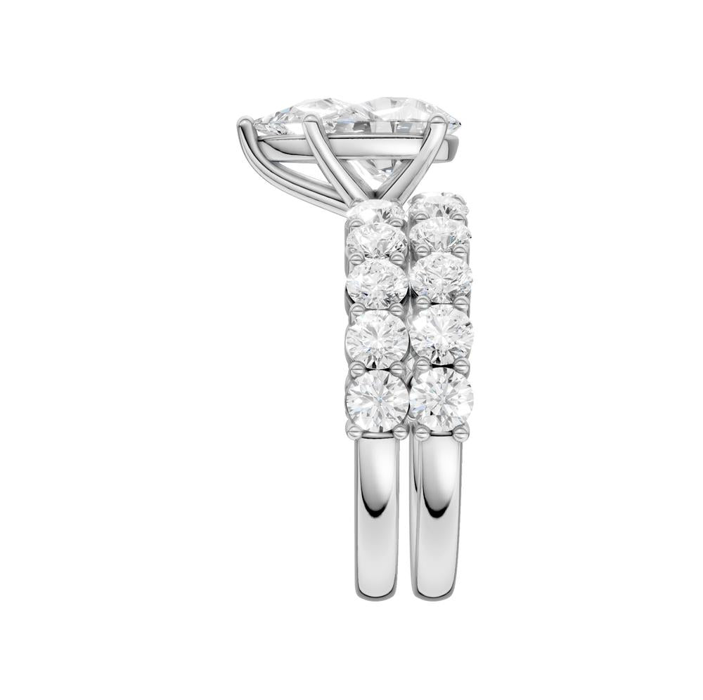 14K 4.00CT Diamond Bridal Set