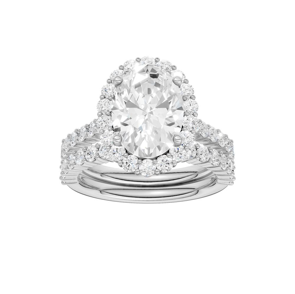 14K 4.00CT Diamond Bridal Set