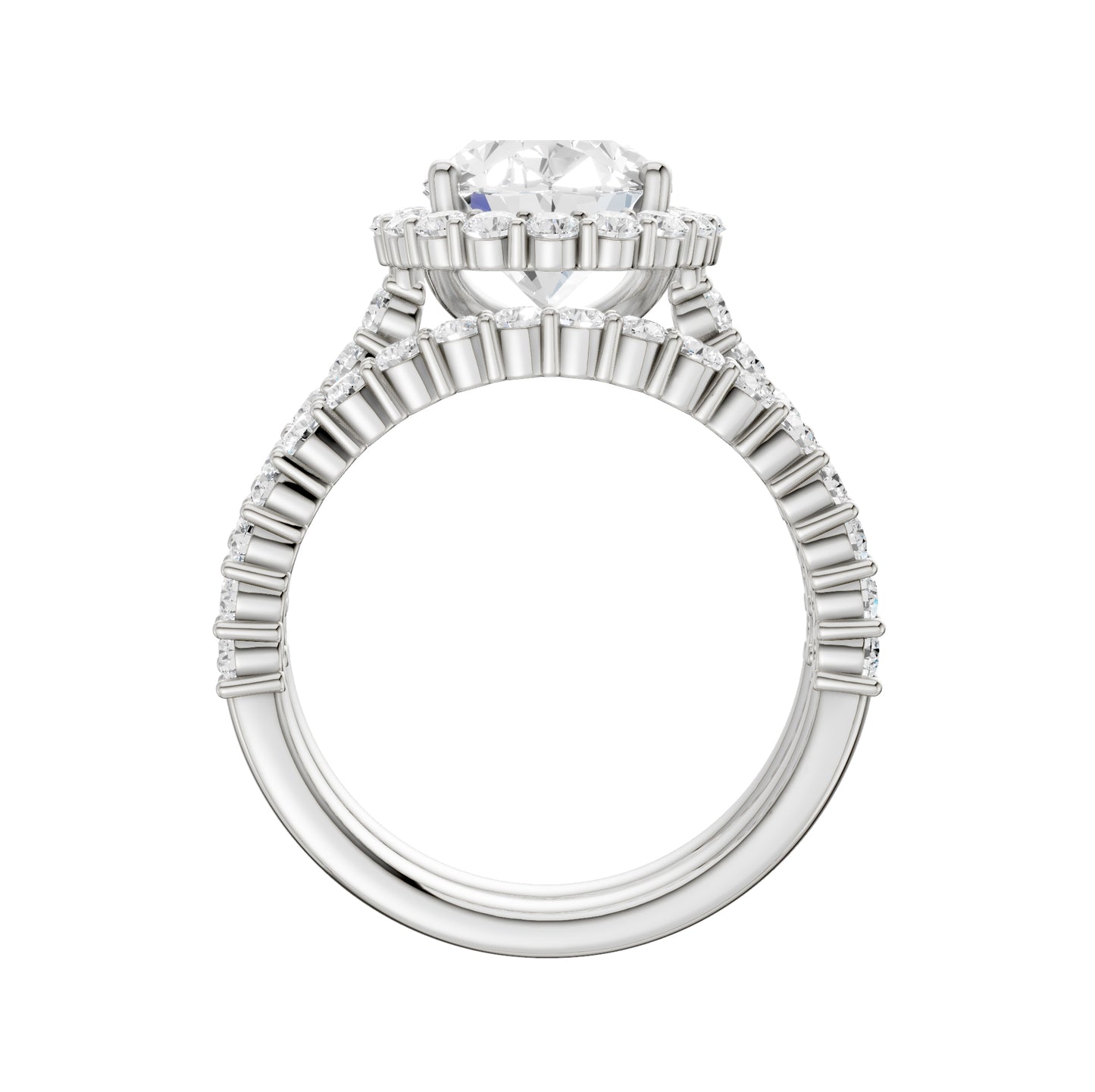 14K 4.00CT Diamond Bridal Set