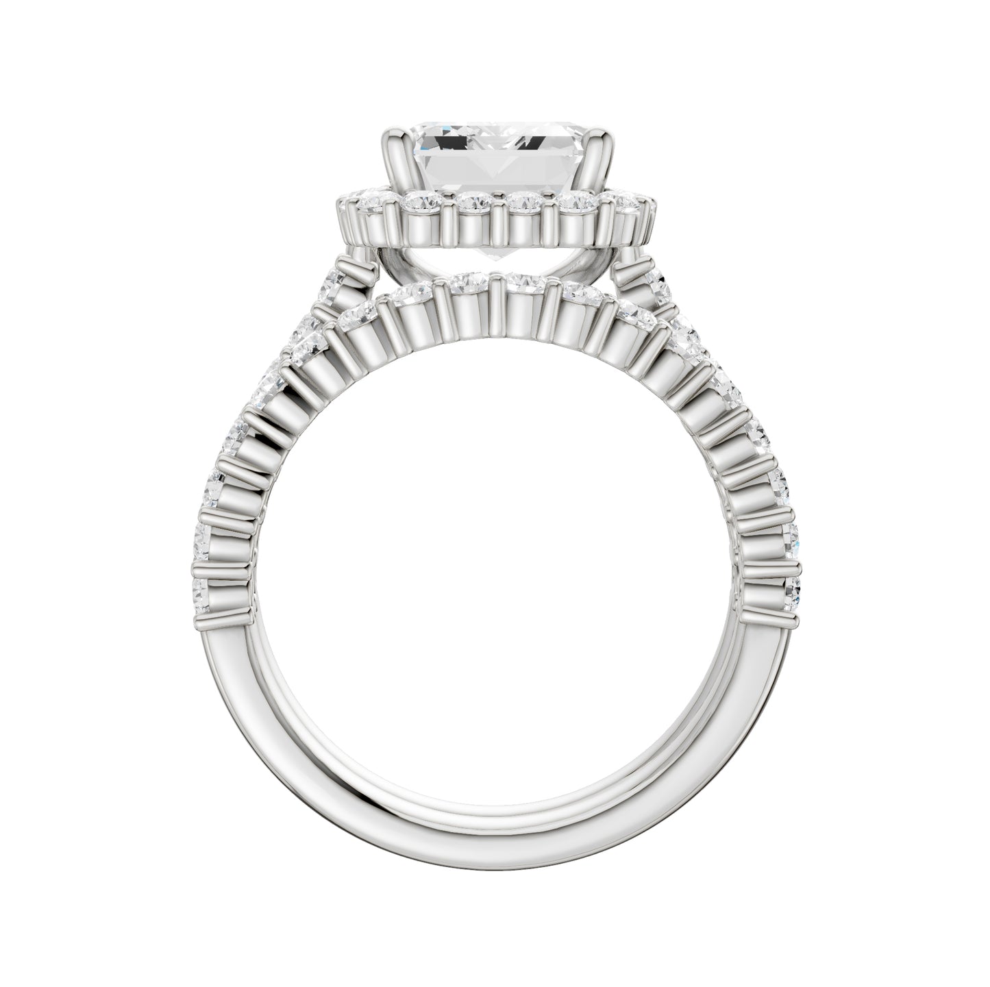 14K 4.00CT Diamond Bridal Set