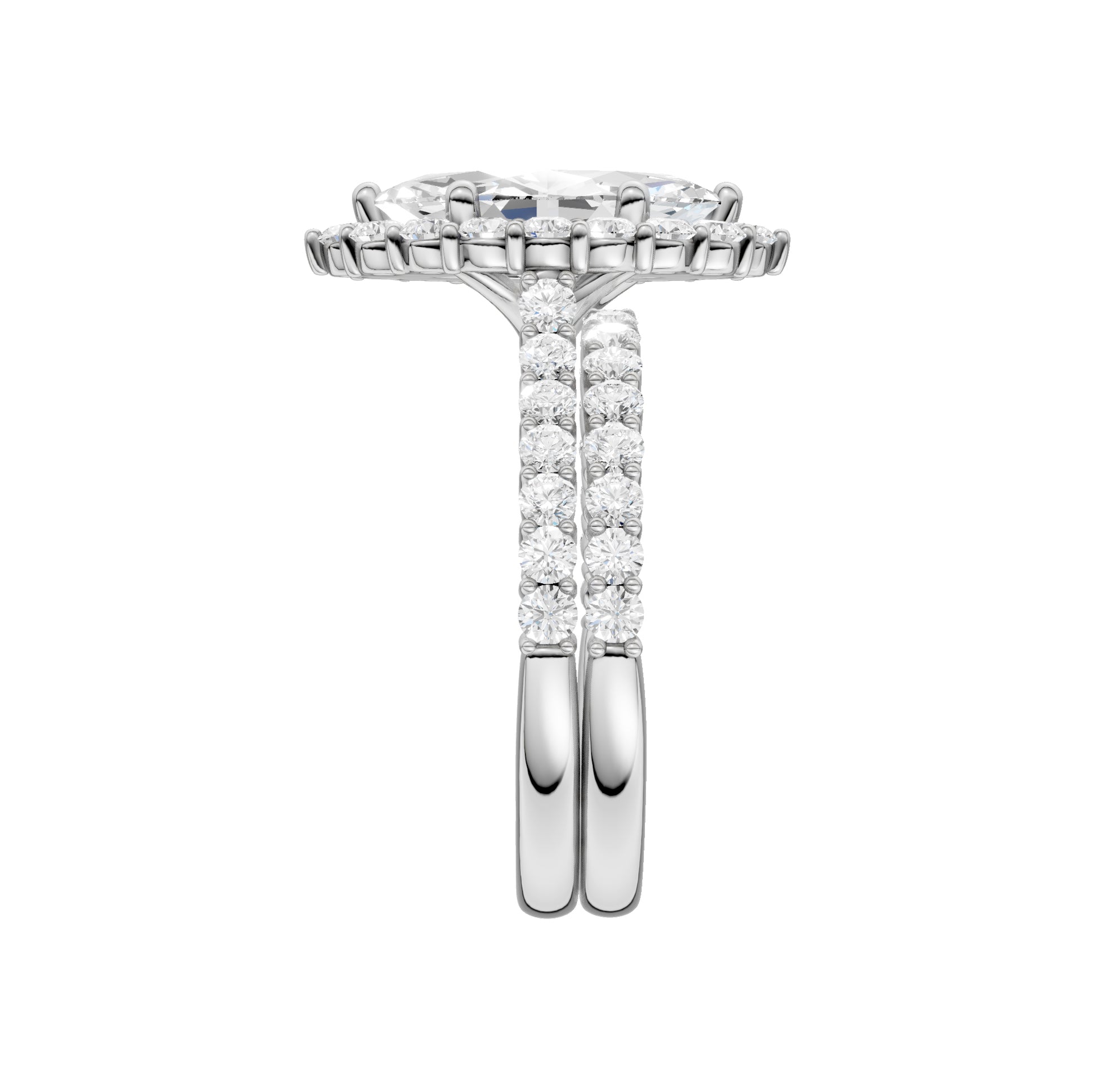 14K 3.00CT Diamond Bridal Set