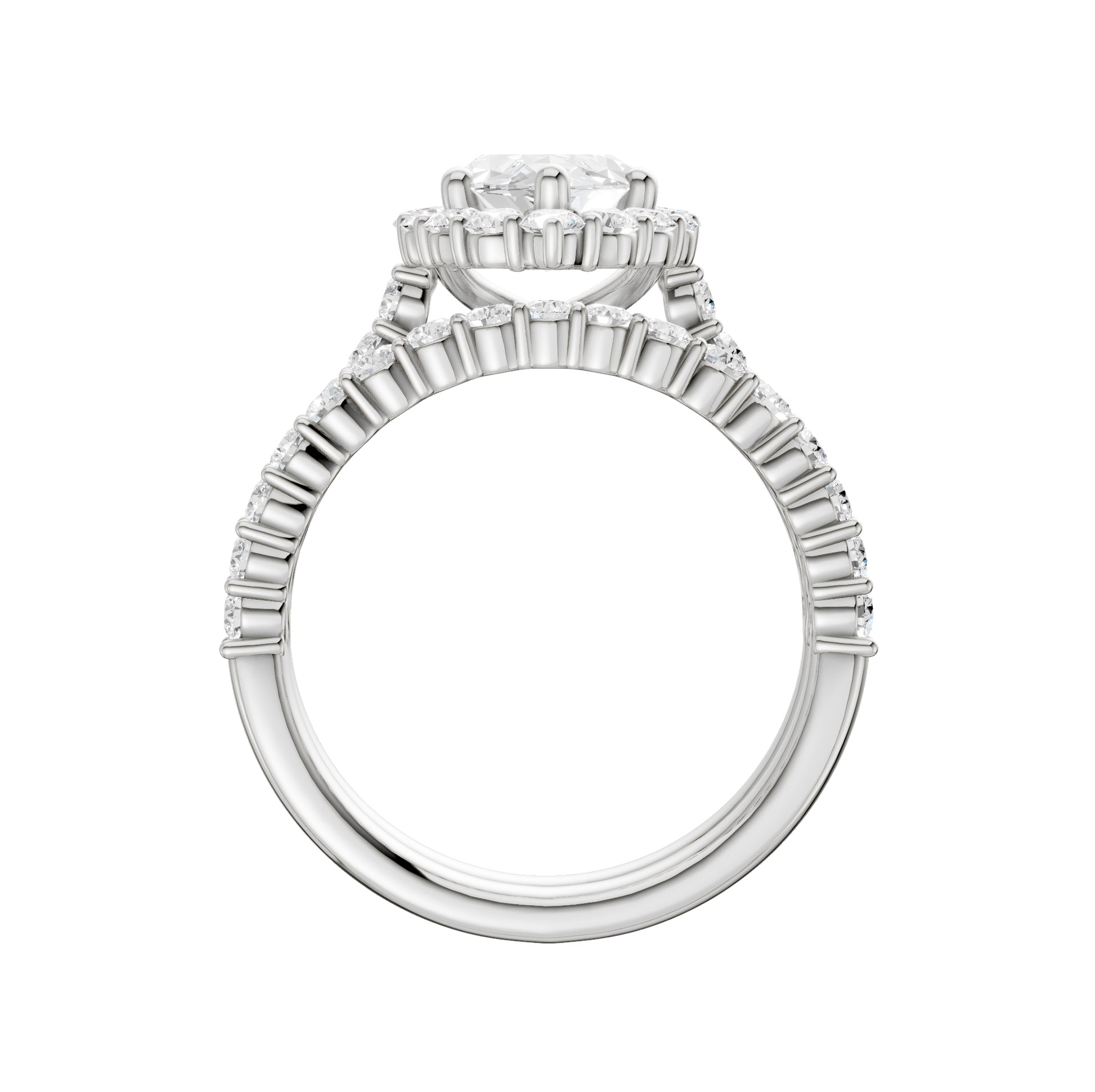 14K 3.00CT Diamond Bridal Set