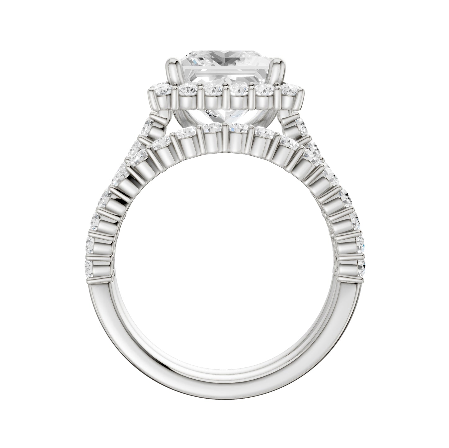 14K 4.00CT Diamond Bridal Set