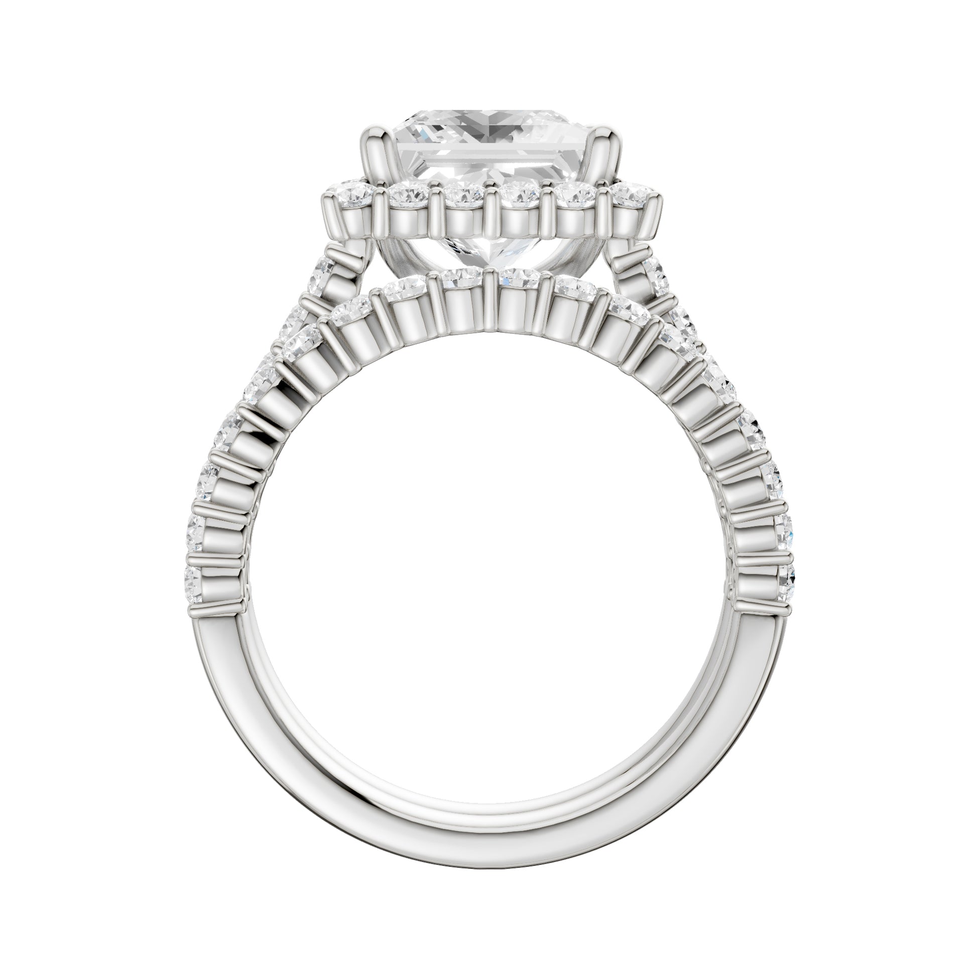 14K 4.00CT Diamond Bridal Set