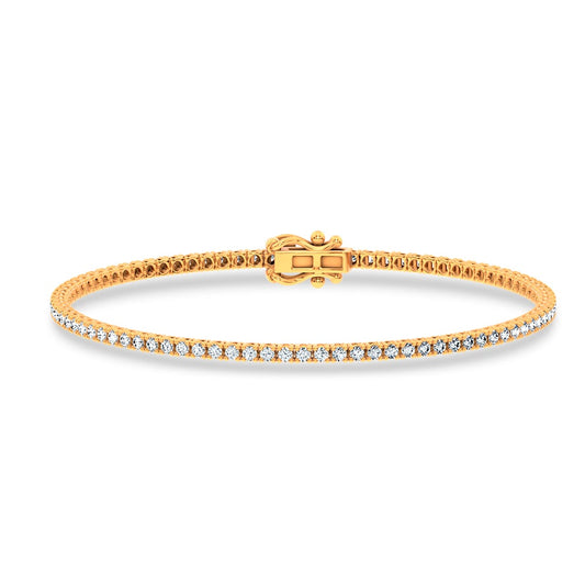14K 1.00CT Certified Lab Grown Diamond Bracelet