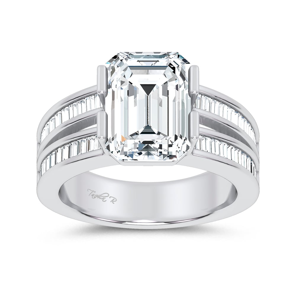 14K 5.46CT Diamond Engagement Ring