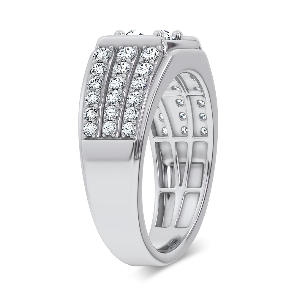 14K 2.00CT Certified Lab Grown Mens Ring