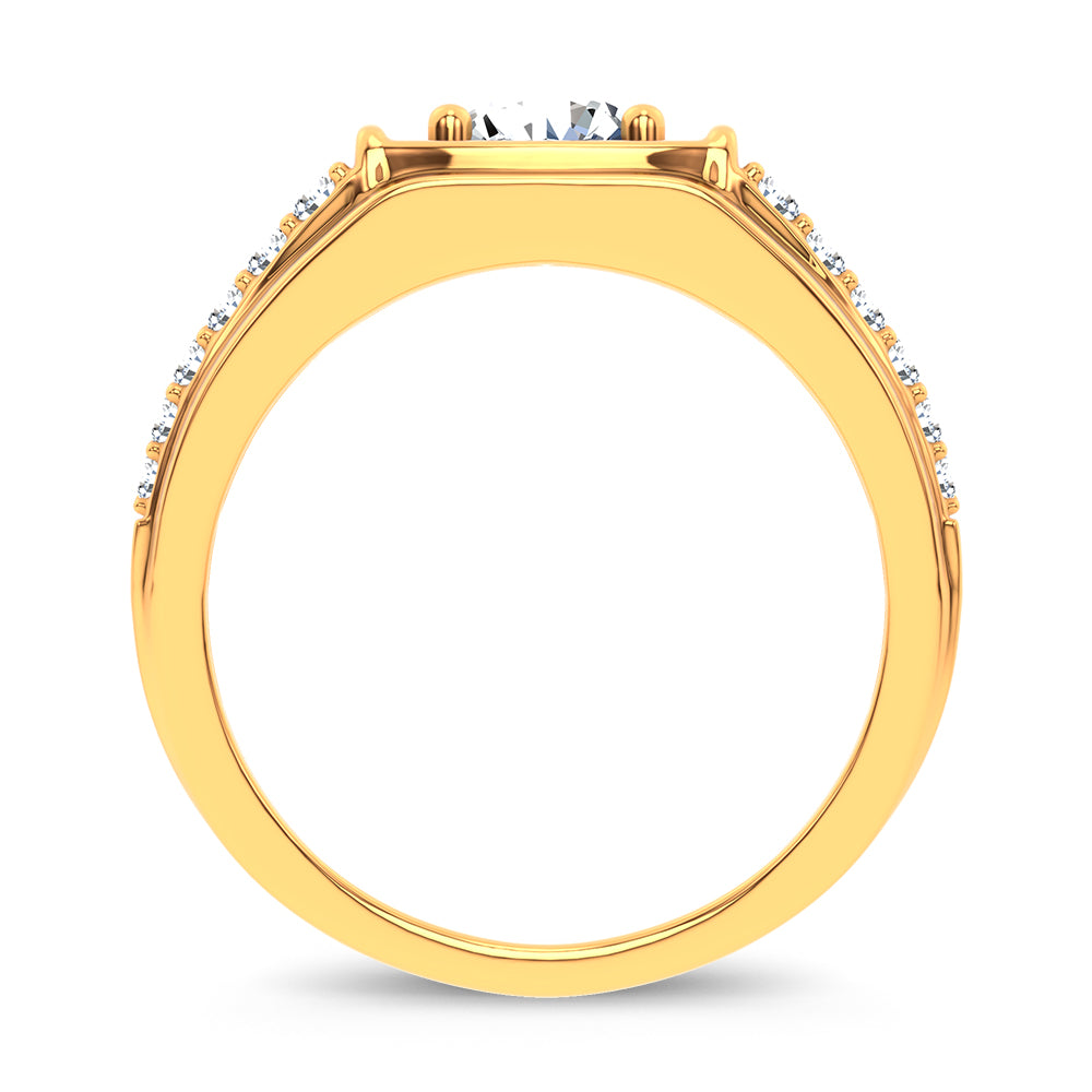 14K 2.00CT Certified Lab Grown Mens Ring