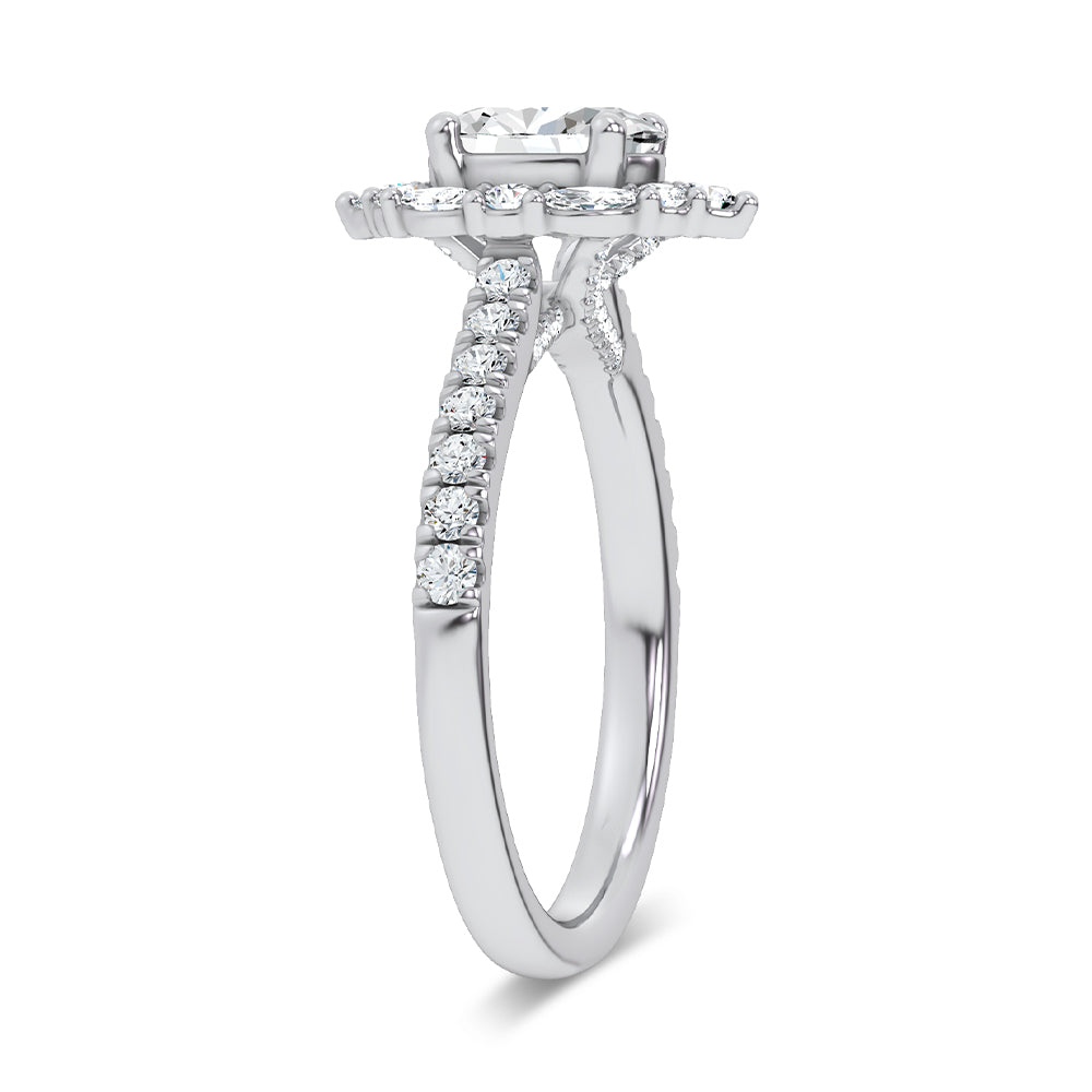 14K 1.40CT Certified Lab Grown Diamond Ring