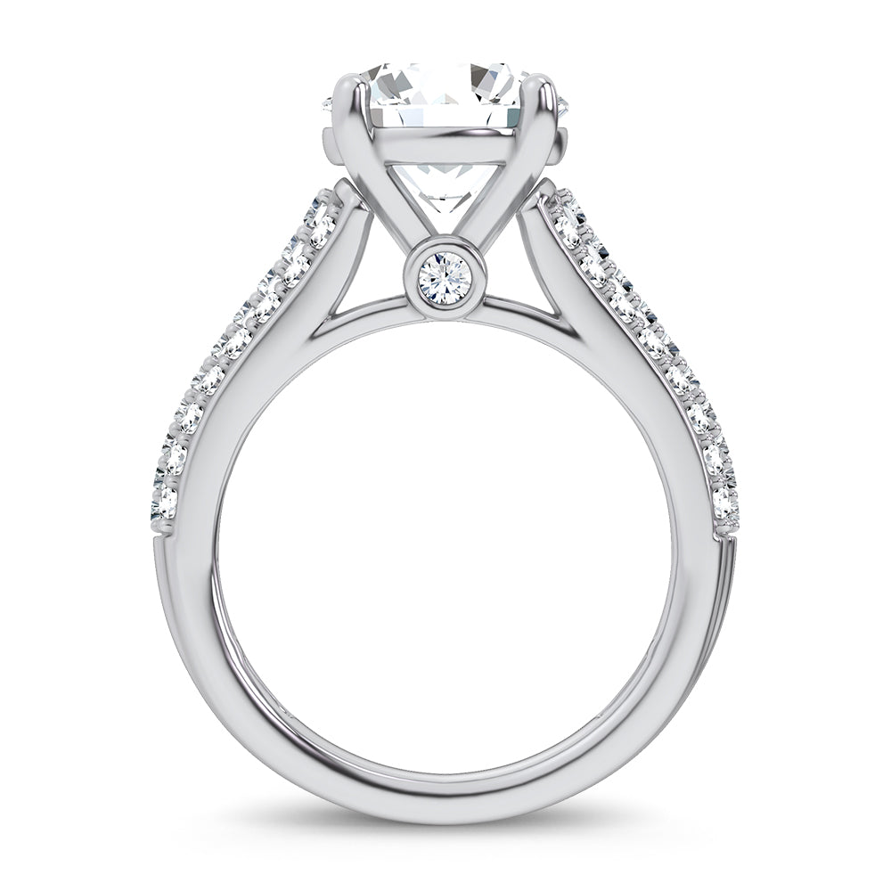 14K 3.75CT Certified Lab Grown Engagement Ring
