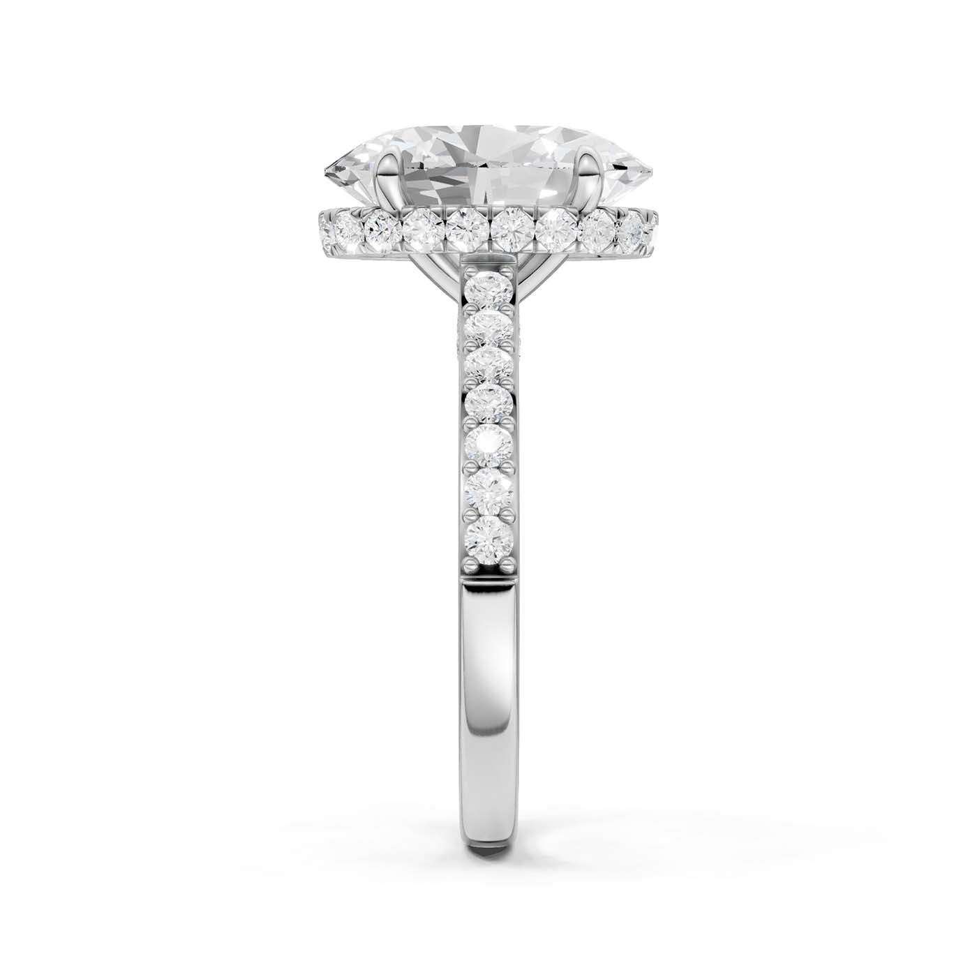14K 4.50CT Lab Grown Diamond Engagement Ring