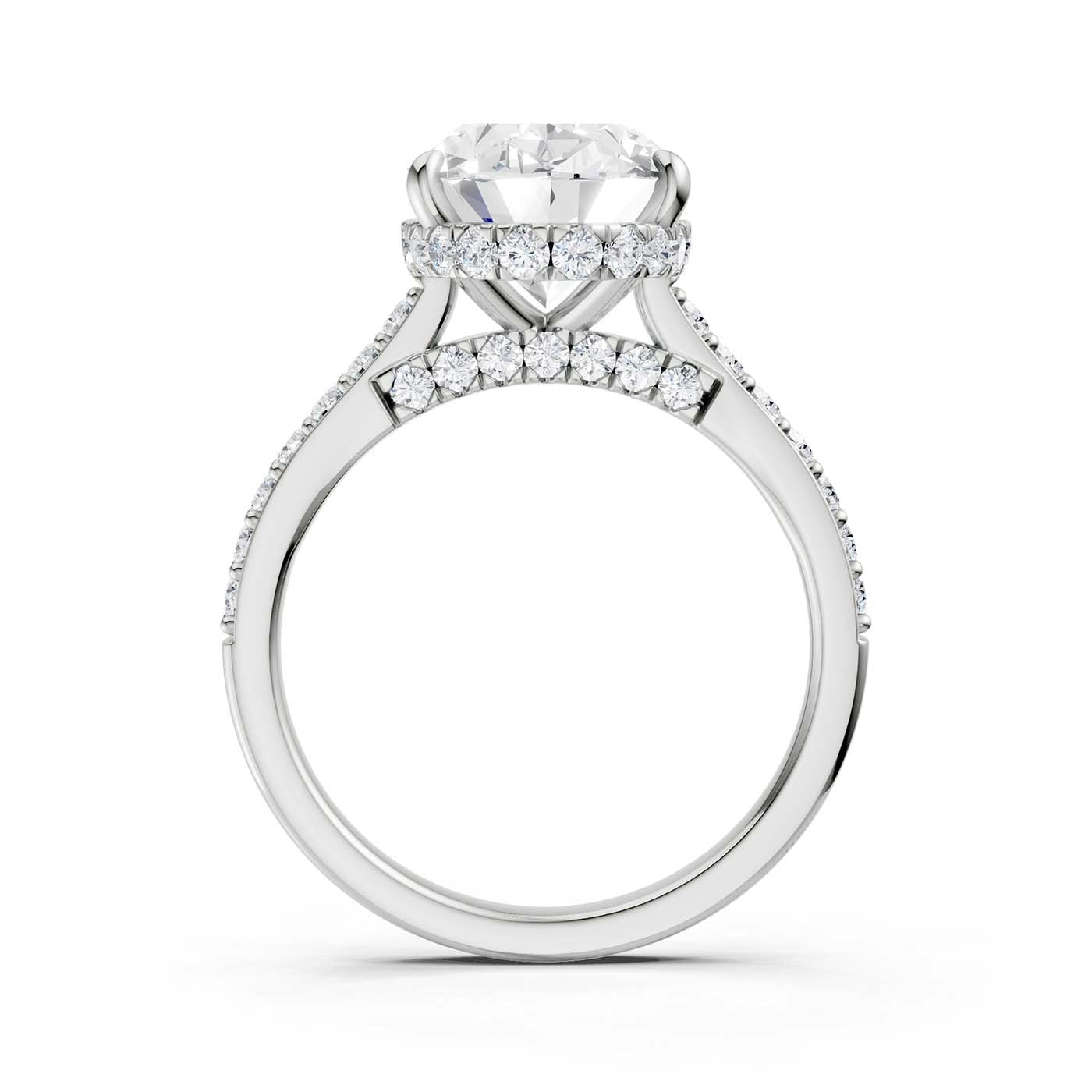 14K 4.50CT Lab Grown Diamond Engagement Ring