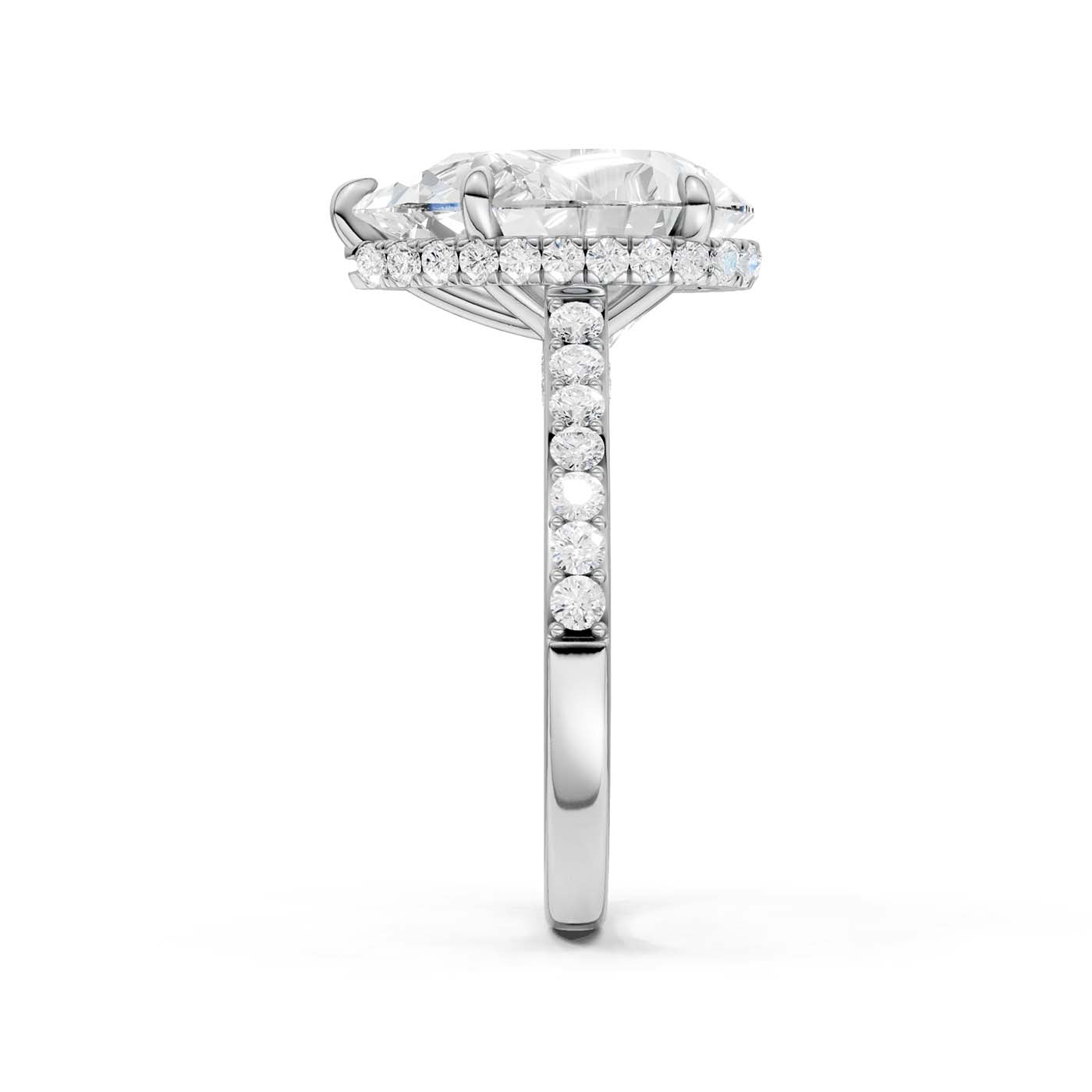 14K 4.50CT Lab Grown Diamond Engagement Ring