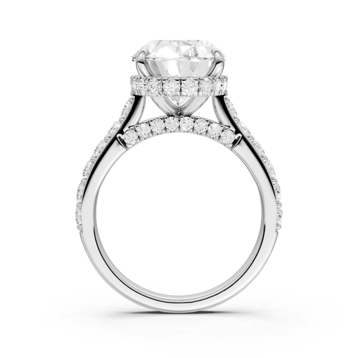 14K 6.00CT Lab Grown Diamond Engagement Ring