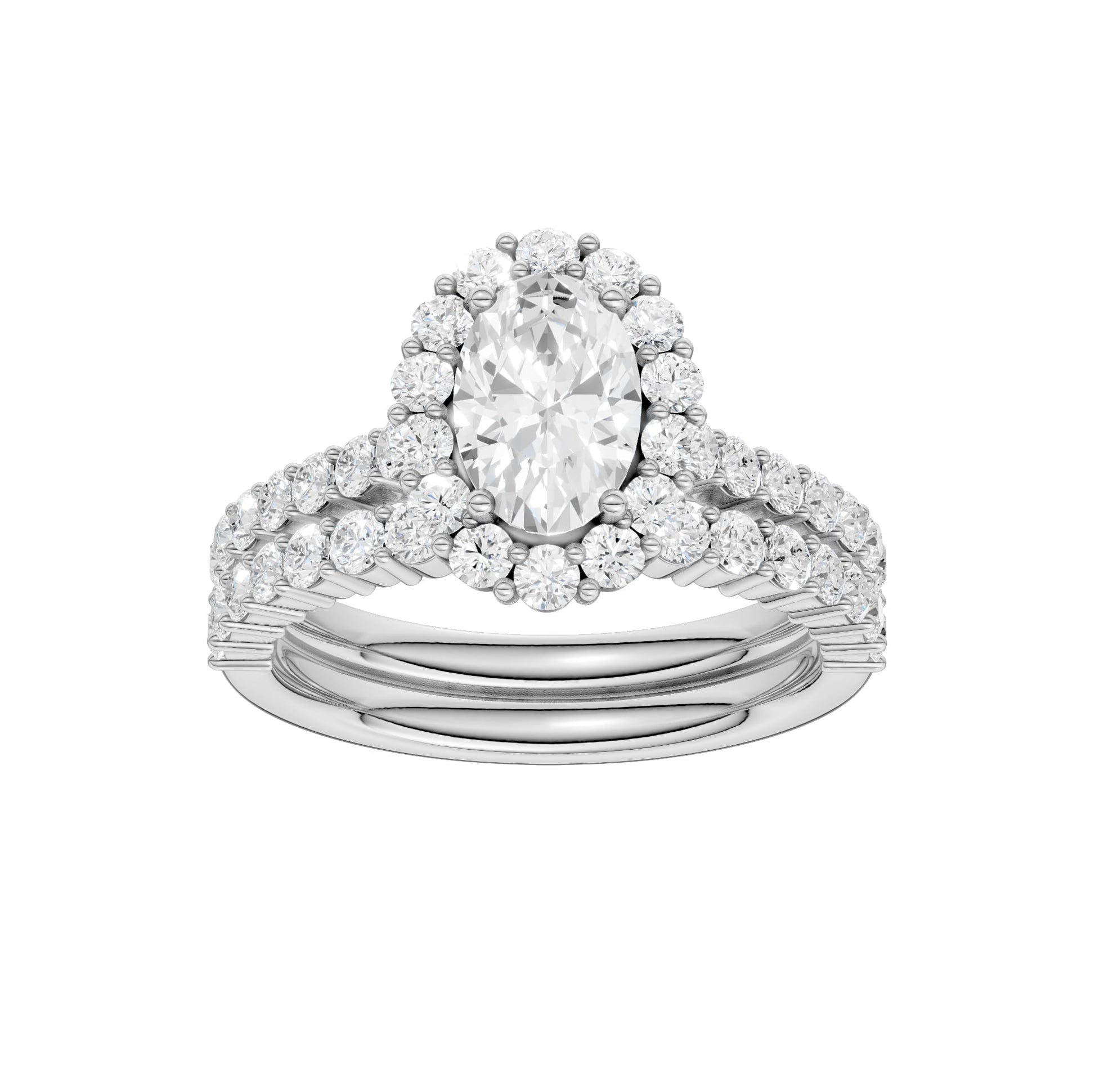 14K 2.00CT Diamond Bridal Set