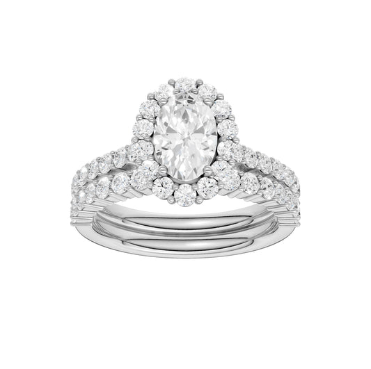 14K 2.00CT Diamond Bridal Set
