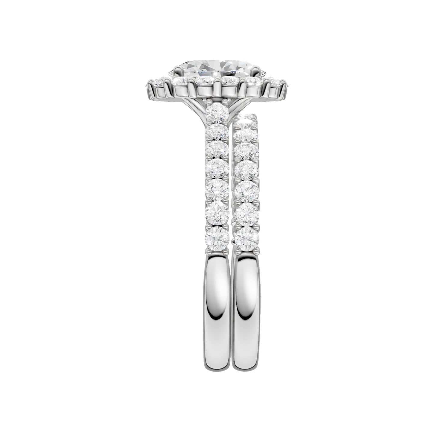 14K 2.00CT Diamond Bridal Set