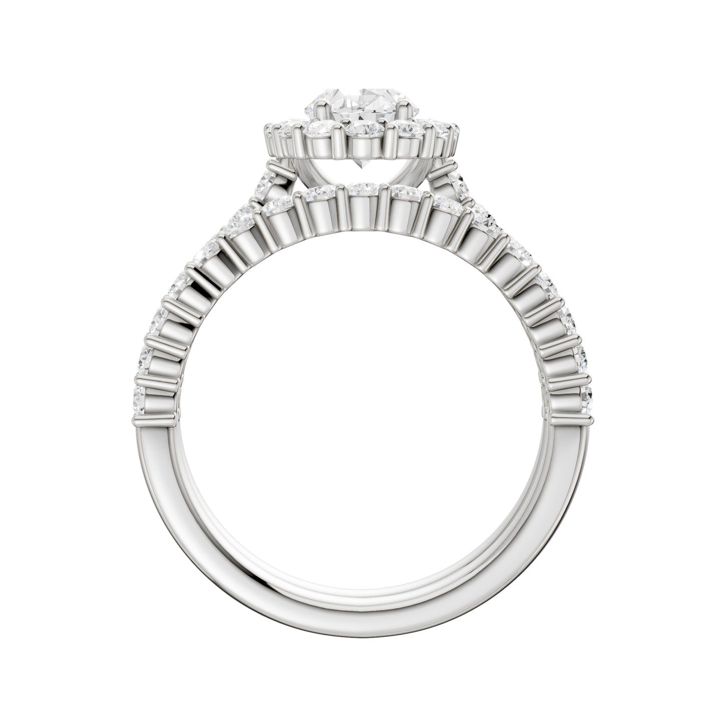 14K 2.00CT Diamond Bridal Set