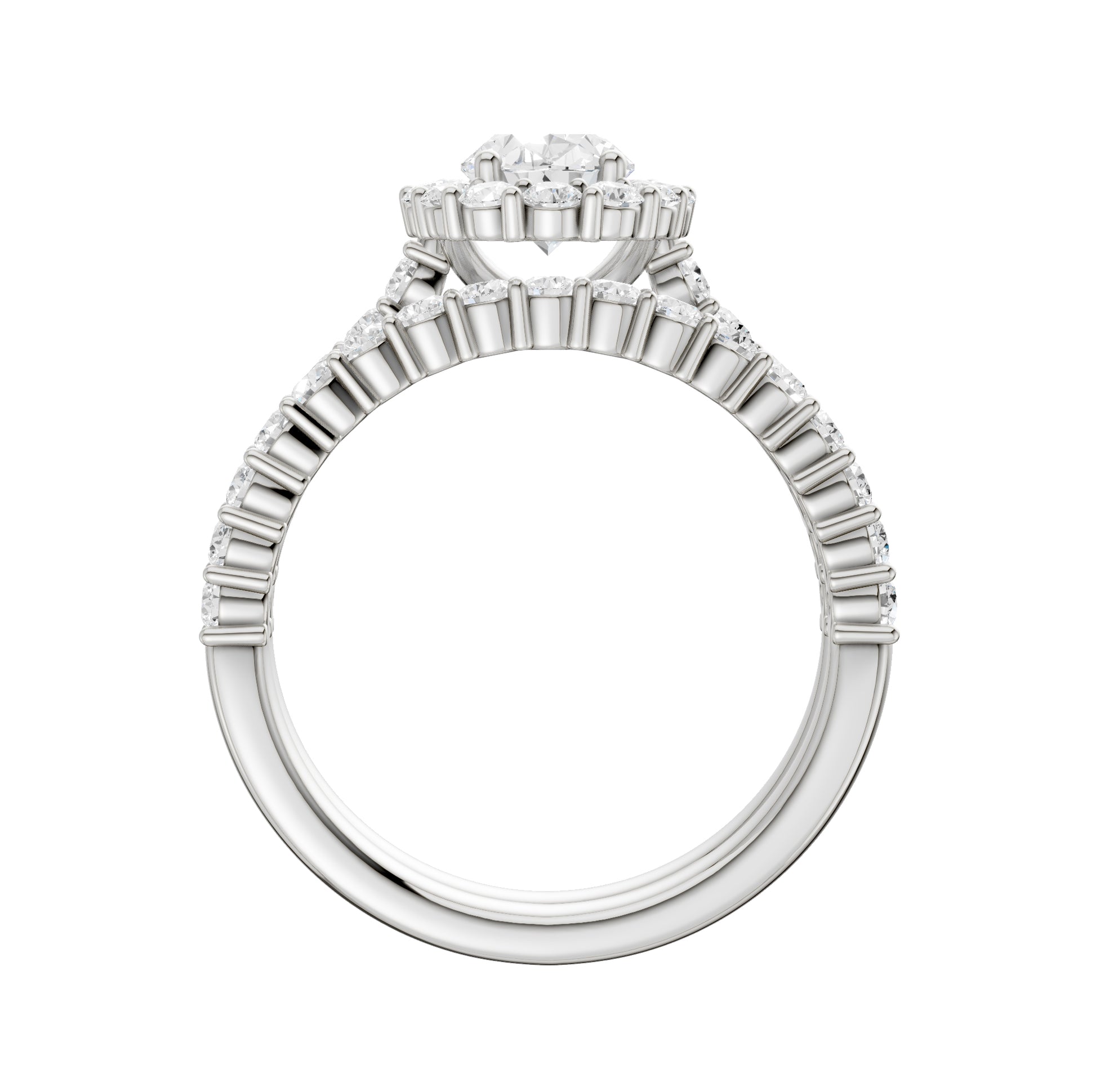 14K 2.00CT Diamond Bridal Set