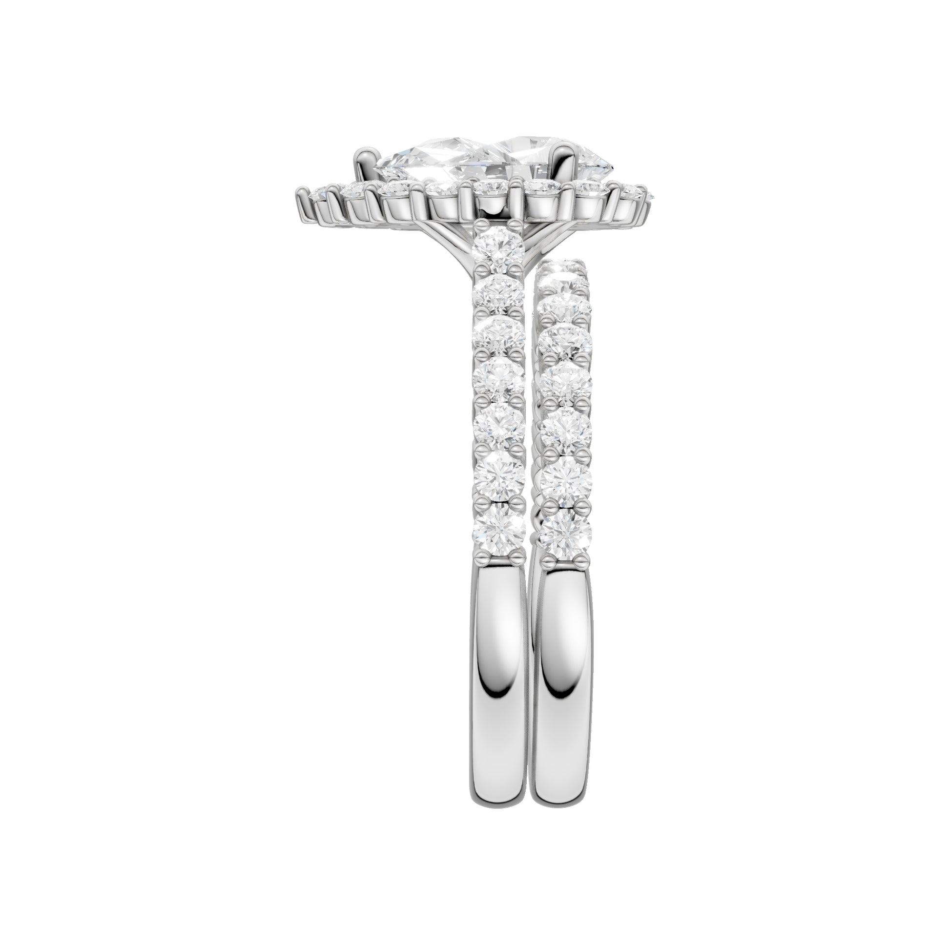14K 2.00CT Diamond Bridal Set