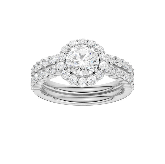 14K 2.00CT Diamond Bridal Set