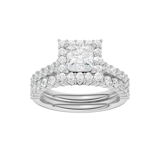 14K 2.00CT Diamond Bridal Set