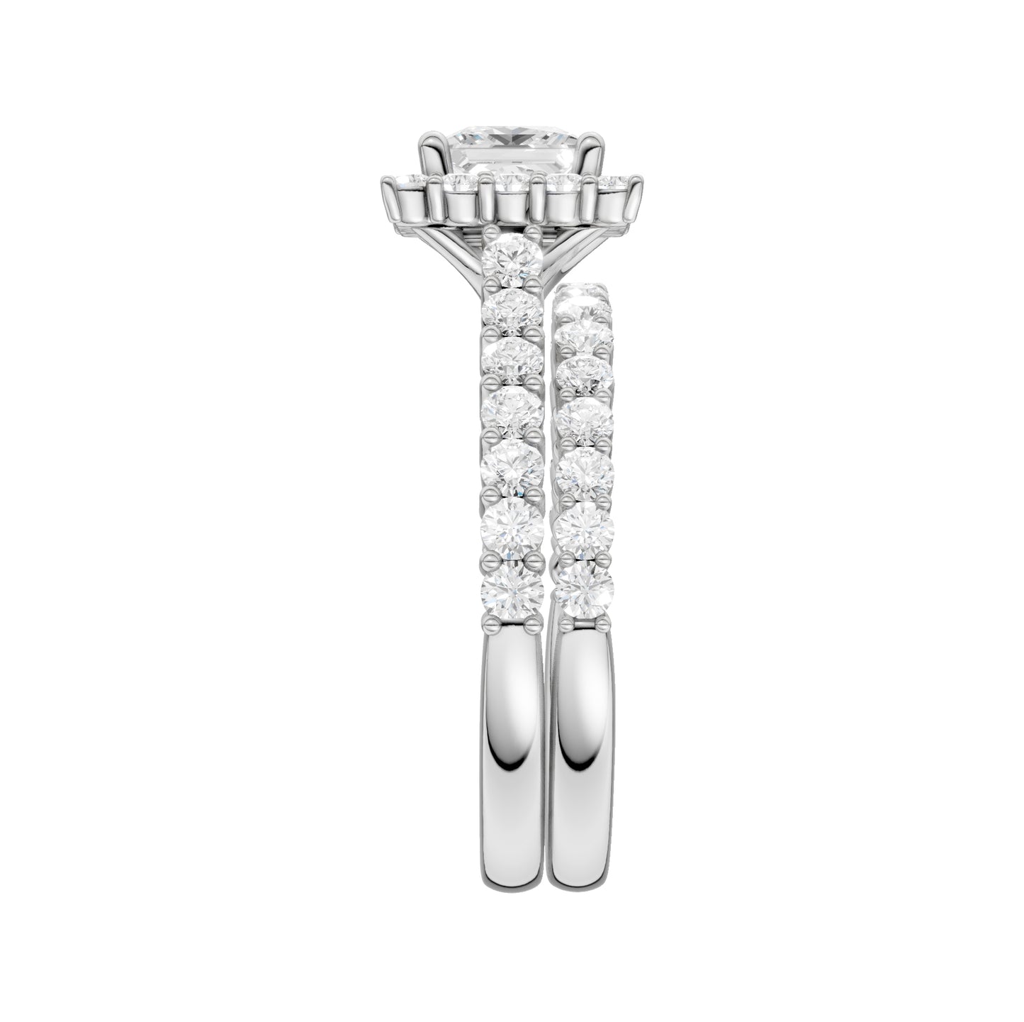 14K 2.00CT Diamond Bridal Set