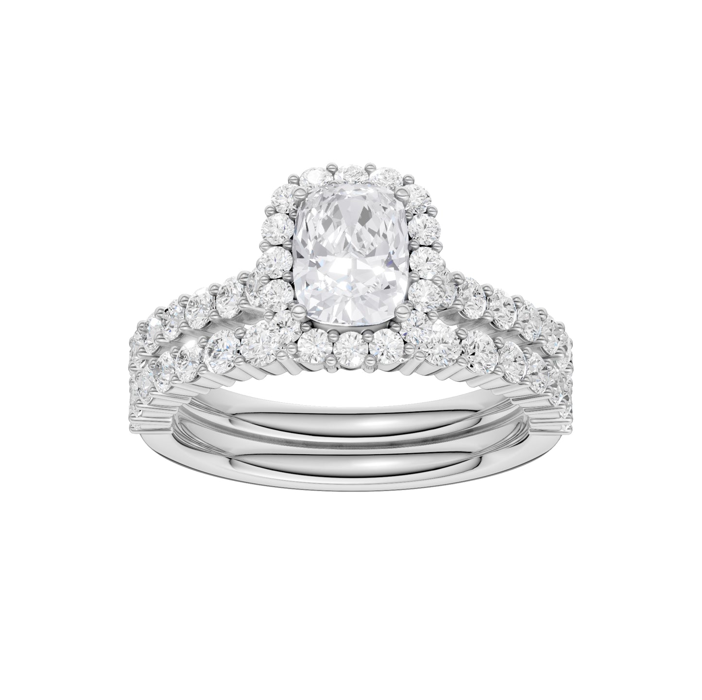 14K 2.00CT Diamond Bridal Set