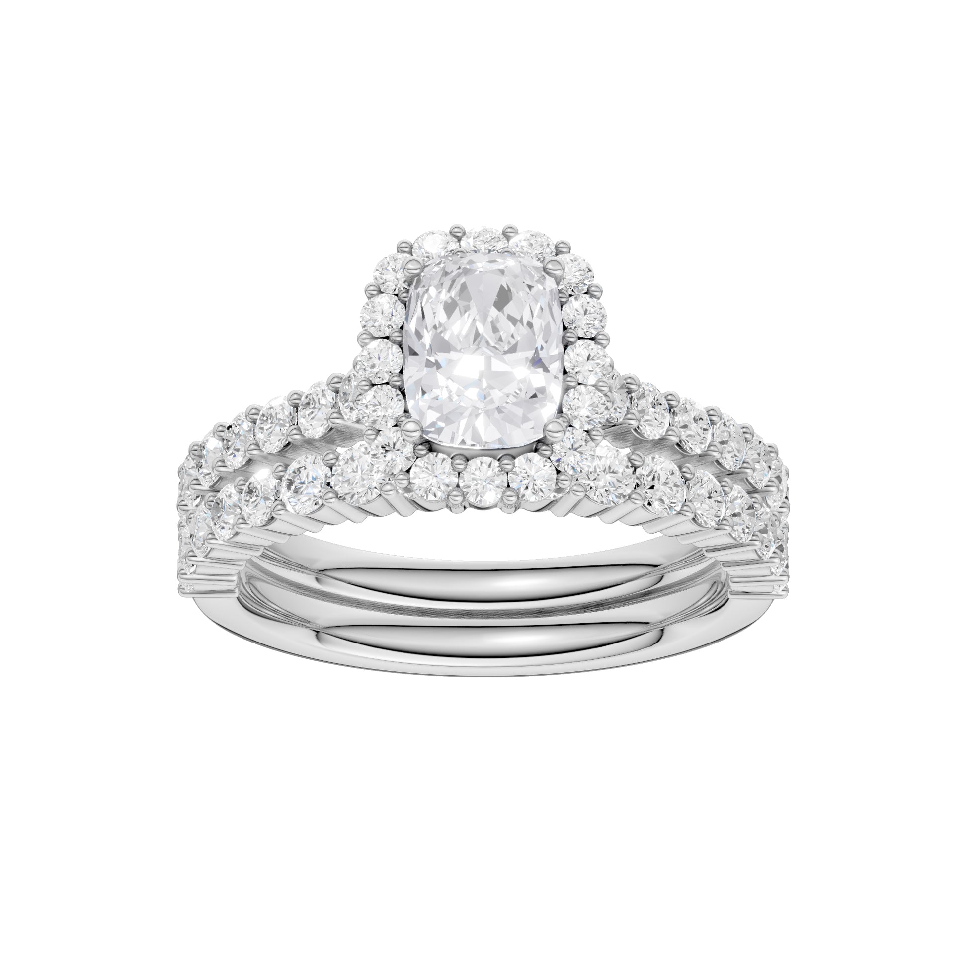 14K 2.00CT Diamond Bridal Set